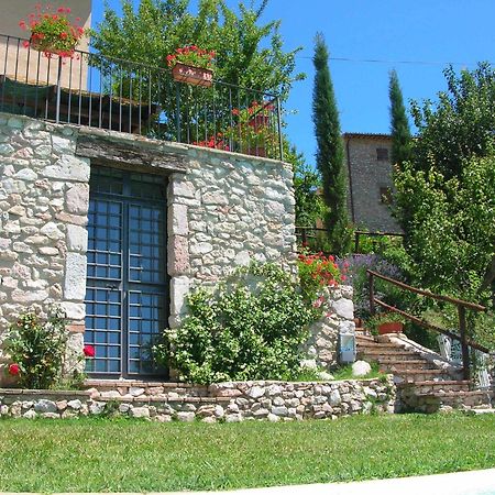 Agriturismo Roccagelli Vallo di Nera Bagian luar foto