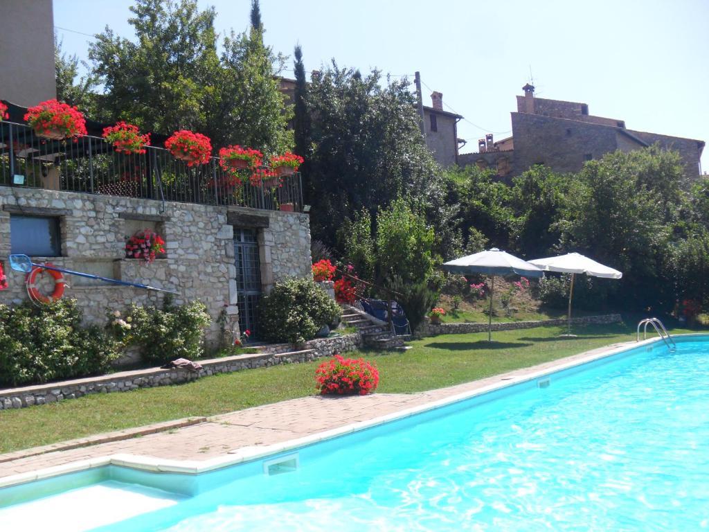 Agriturismo Roccagelli Vallo di Nera Bagian luar foto